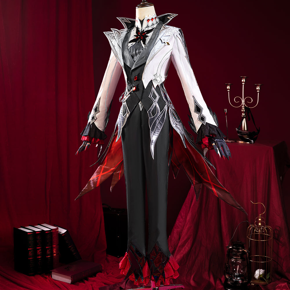 Astricos Genshin Impact Arlecchino Cosplay Costume - Embody The Knave in Style - Astricos