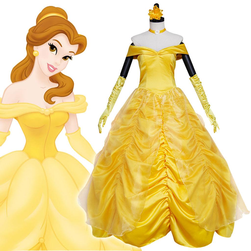 Astricos Belle Cosplay Costume Series | Elegant Disney Princess Dress for Halloween & Cosplay - Astricos