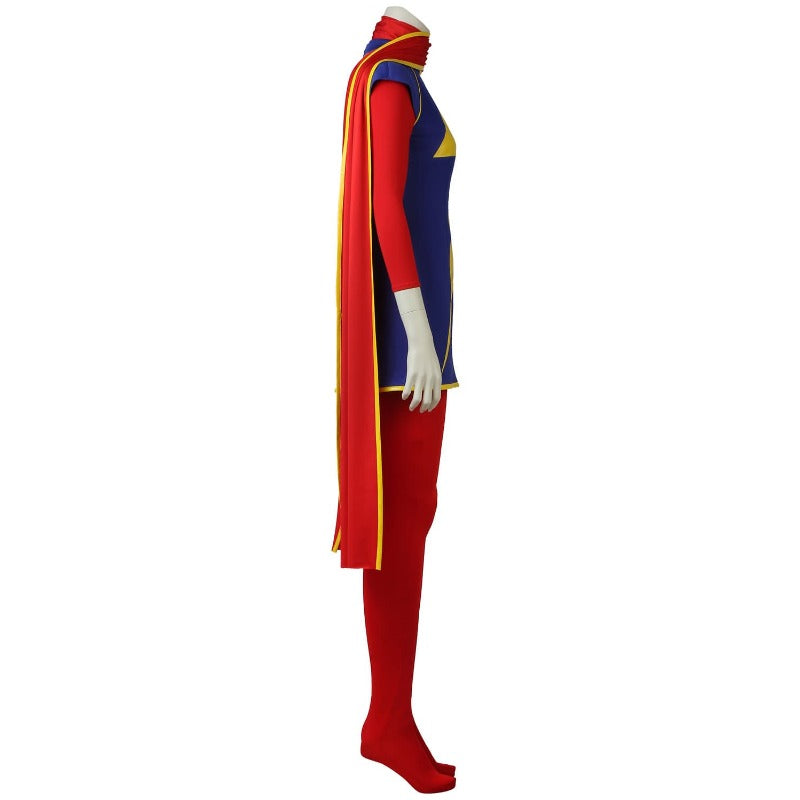 Astricos Kamala Khan Cosplay Costume - Women's Jumpsuit & Cloak for Marvel Themed Events - Astricos