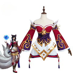 Astricos Ahri Cosplay Costume - Embrace the Enchanting Nine-tailed Fox from League of Legends - Astricos