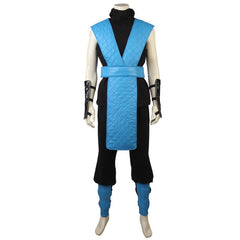 Astricos Sub-Zero Cosplay Costume - Authentic Ninja Blue Fighter Outfit with Mask - Astricos