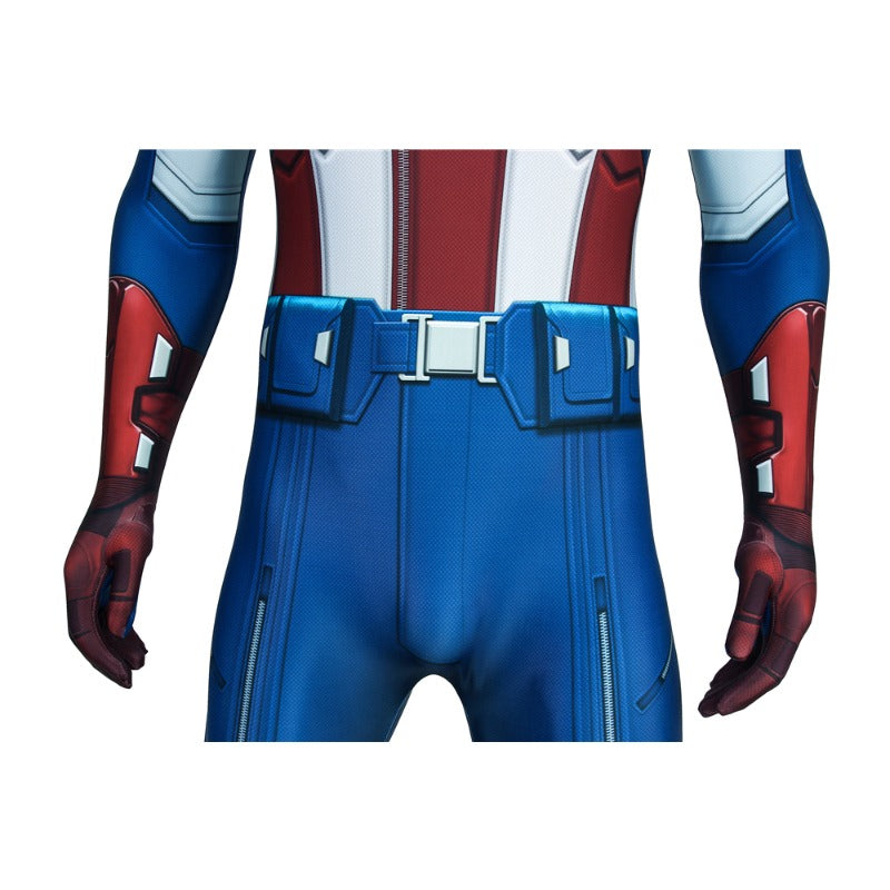 Astricos Captain America Cosplay Jumpsuit - Embody Steve Rogers from The Avengers - Astricos