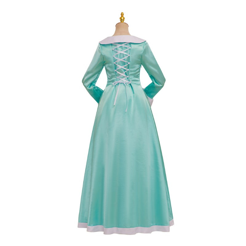 Astricos Princess Rosalina Cosplay Costume - Elegant Blue Dress with Crown for Women & Teens - Astricos