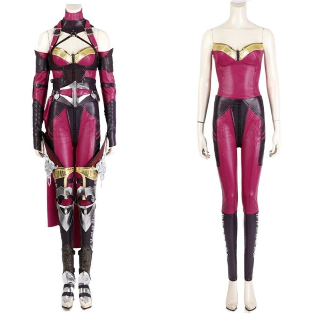 Astricos Mileena Cosplay Costume - Mortal Kombat Sexy Battle Outfit for Halloween Parties - Astricos