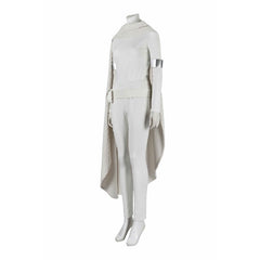 Empress Amidala's Astricos White Battle Outfit with Cloak - Star Wars Cosplay for Events - Astricos