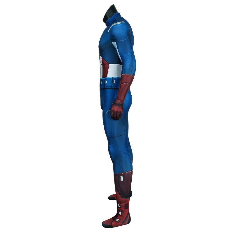 Astricos Captain America Cosplay Jumpsuit - Embody Steve Rogers from The Avengers - Astricos