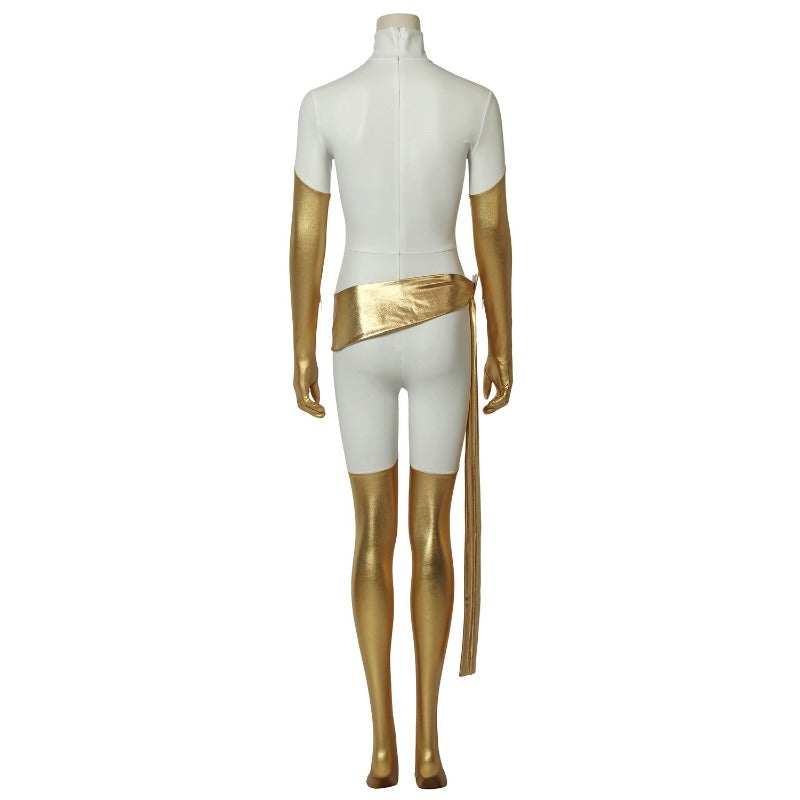 Astricos Phoenix X-Men Pearl White Spandex Cosplay Costume for Movie Enthusiasts - Astricos