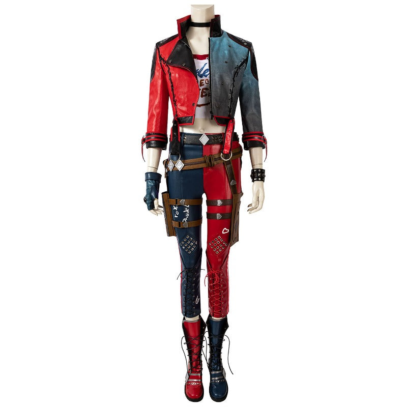 Astricos Harley Quinn Suicide Squad Cosplay Suit - Kill the Justice League Halloween Costume - Astricos