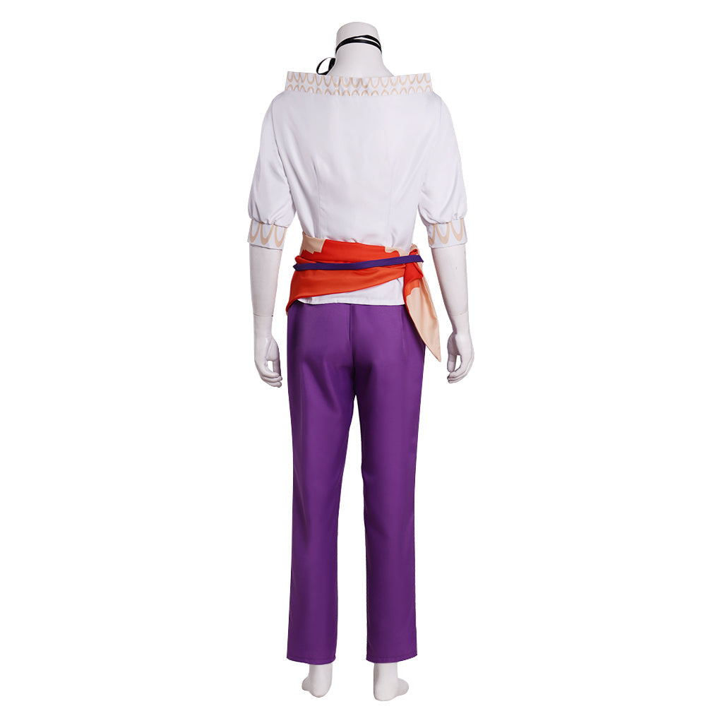 Astricos Portia Cosplay Costume for Women | Premium Anime Servant Outfit with Accessories | Top & Pants Set - Astricos