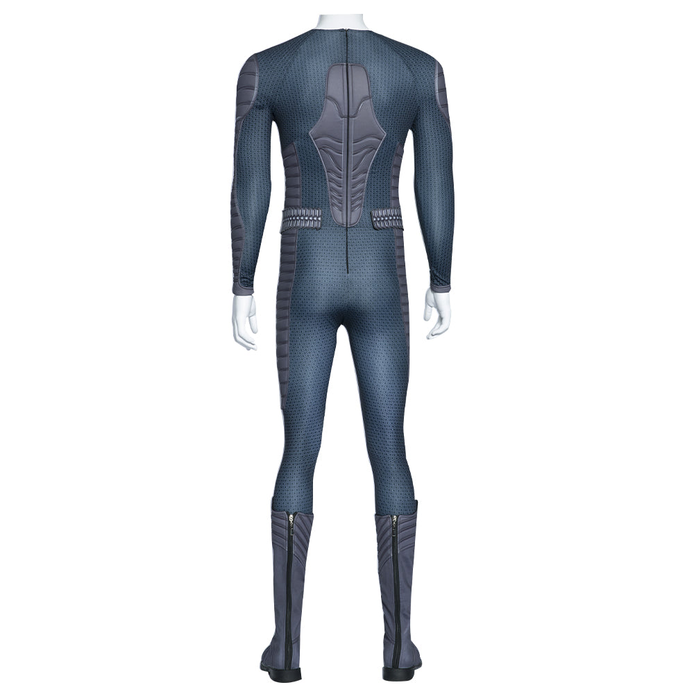 Astricos Aquaman 2 Arthur Curry Cosplay Jumpsuit with Shoes - Authentic Atlantean Suit for Halloween - Astricos