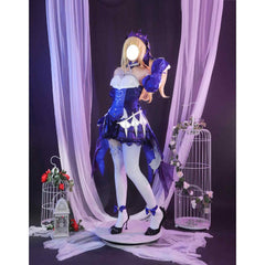 Astricos Fischl Cosplay: Ein Immernachtstraum Uniform - Alluring Anime Game Dress Suit - Astricos