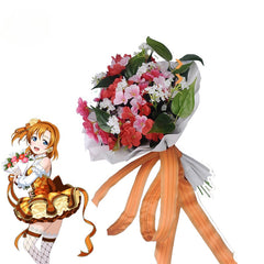 Astricos Flower Bouquet Cosplay - Love Live Inspired Floral Accessory - Astricos