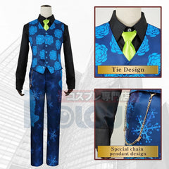 Astricos Tokyo Anime Cosplay Suit - Chifuyu Matsuno Blue Tiger Snow 7Pcs Set for Festive Celebrations - Astricos