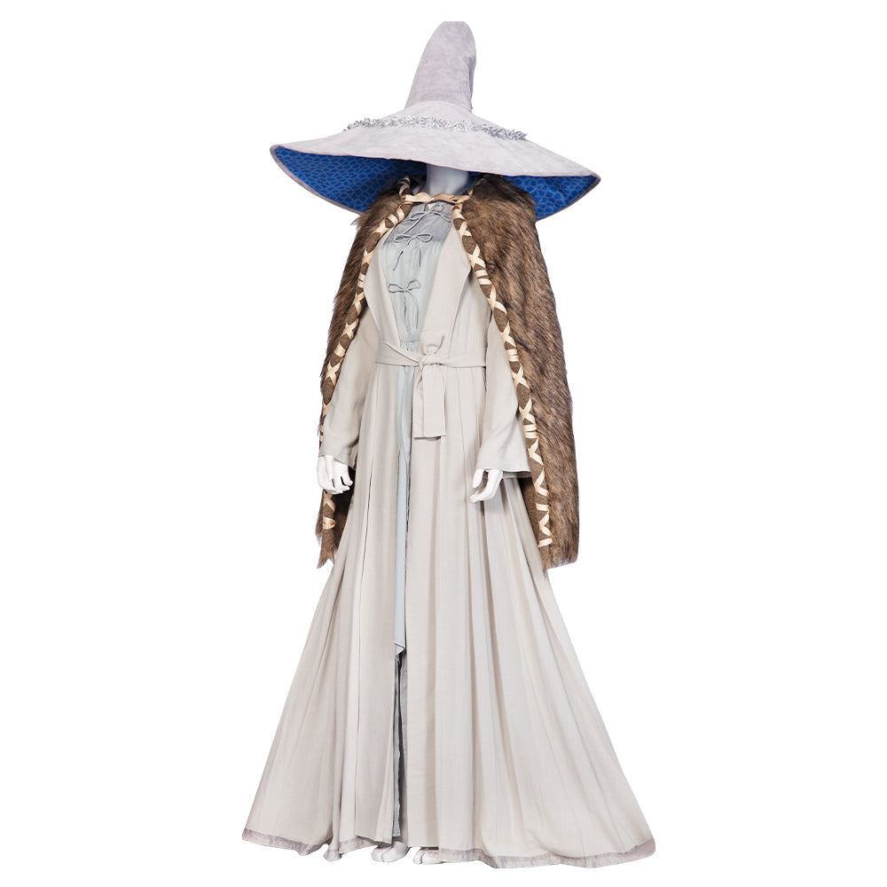 Astricos Sorceress Cosplay Costume Elden Ring Robe & Everak Hat for Men and Women, High-Quality Carnival Uniform - Astricos