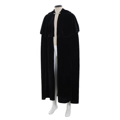 Astricos Unisex Black Vampire Demon Cape for Halloween, Cosplay, and Masquerade Balls - Astricos