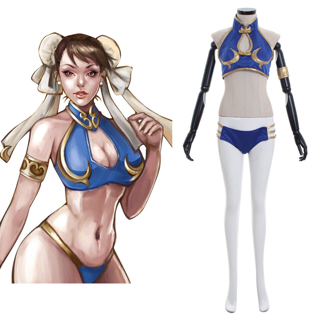 Astricos Bold Sexy Swimsuit Cosplay Costume - Game Character Inspired Two-Piece Outfit - Astricos