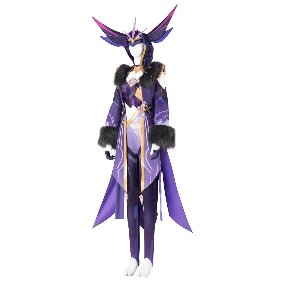 Astricos: Captivating Genshin Impact - Thunder Scribe Mage Cosplay Costume - Astricos