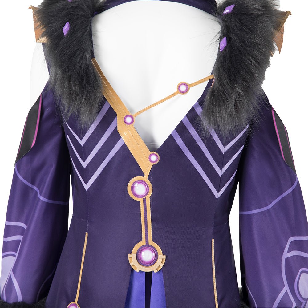 Astricos: Captivating Genshin Impact - Thunder Scribe Mage Cosplay Costume - Astricos