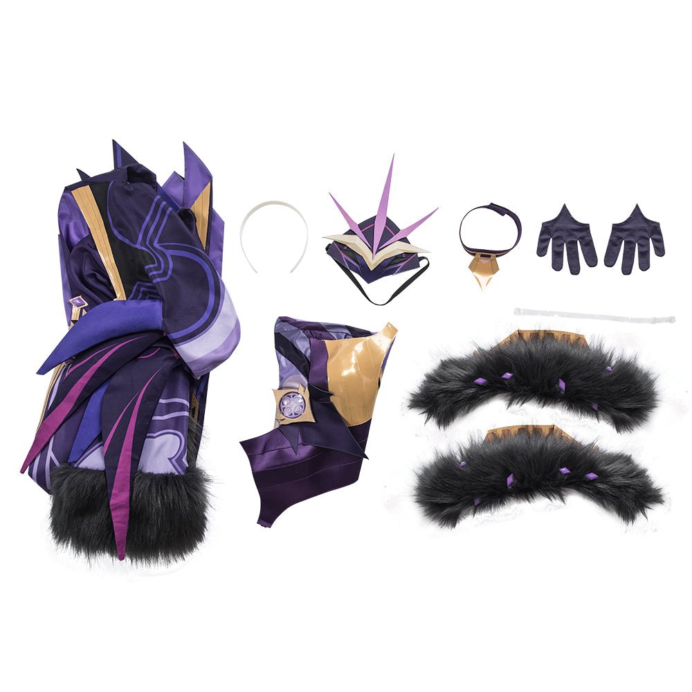 Astricos: Captivating Genshin Impact - Thunder Scribe Mage Cosplay Costume - Astricos