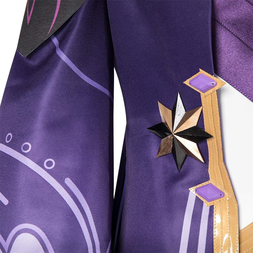 Astricos: Captivating Genshin Impact - Thunder Scribe Mage Cosplay Costume - Astricos