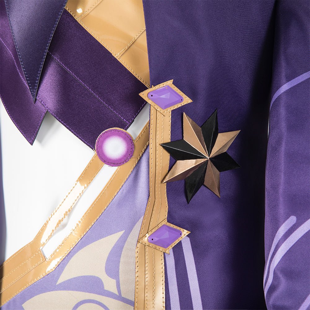 Astricos: Captivating Genshin Impact - Thunder Scribe Mage Cosplay Costume - Astricos