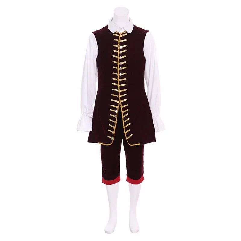 Elegant 18th Century Men’s British Breeches & Vest Suit | Astricos Marie Antoinette Cosplay Costume - Astricos