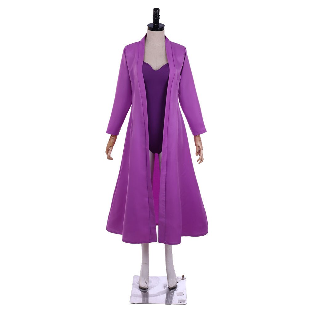 Stylish Purple Anime Robe with Jumpsuit - Astricos Cosplay Collection - Astricos