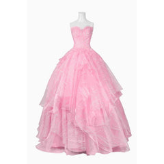 Stunning Astricos Glinda Cosplay Costume - Crown, Earrings, Corset, Skirt, Pink Dress for Halloween - Astricos