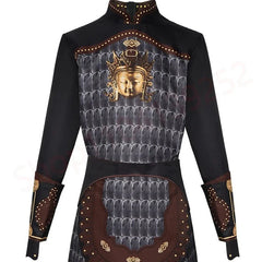 Astricos Erlang Shen Cosplay Costume – Black Myth Wukong Yang Jian Battle Suit | Adult Game-Inspired Halloween Outfit - Astricos