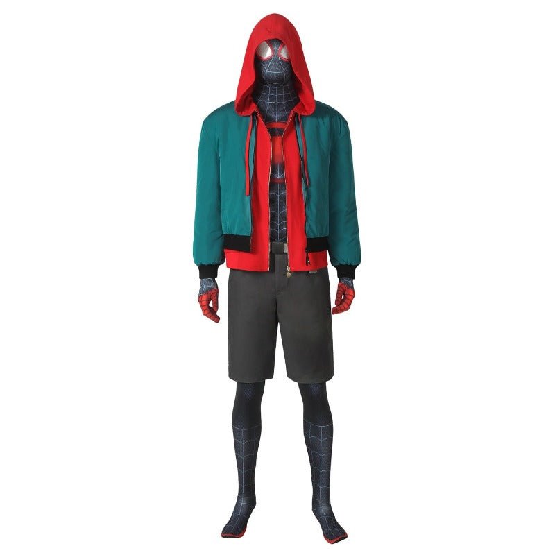 Astricos Miles Morales Spider-Man Cosplay Suit - Embrace the Spider-Verse Jumpsuit - Astricos