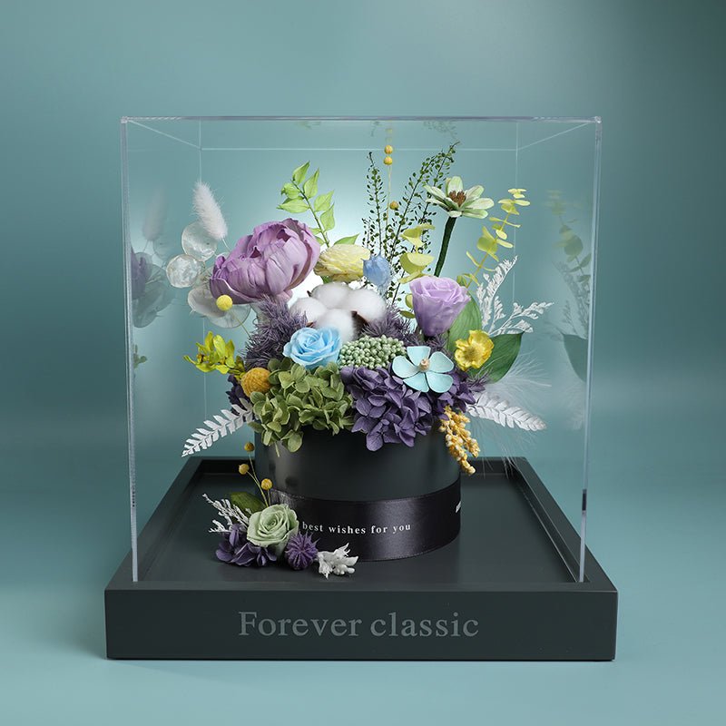 Everlasting Blossom Bouquet - Exquisite Preserved Flowers for Home and Events - Astricos