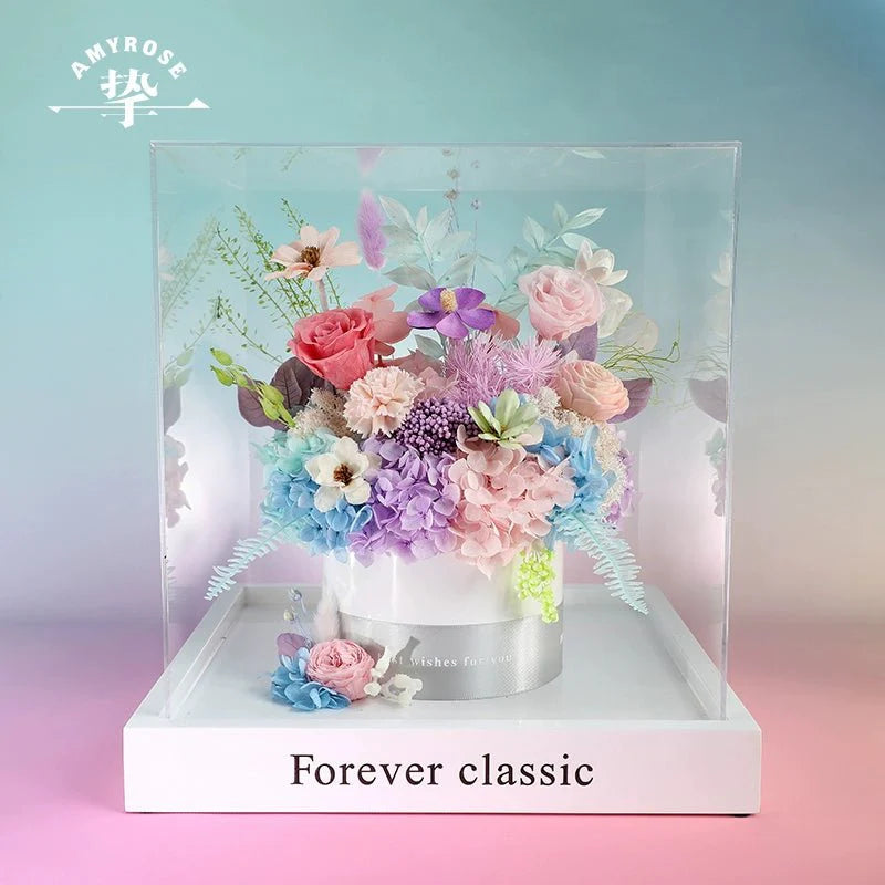 Everlasting Blossom Bouquet - Exquisite Preserved Flowers for Home and Events - Astricos