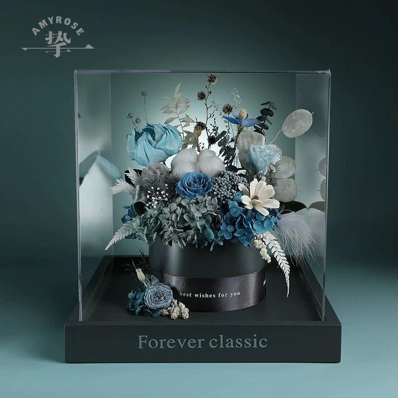 Everlasting Blossom Bouquet - Exquisite Preserved Flowers for Home and Events - Astricos