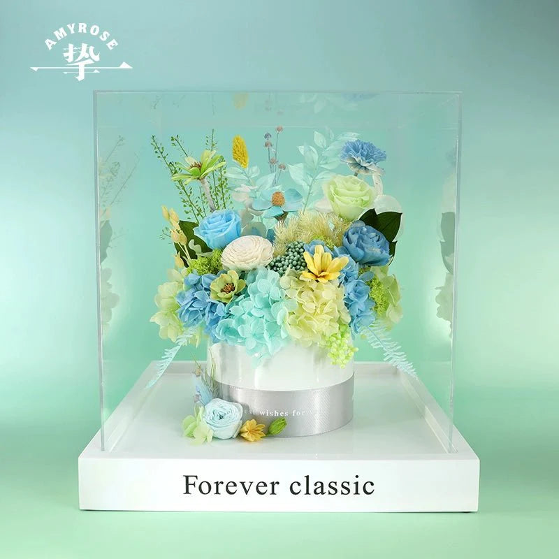 Everlasting Blossom Bouquet - Exquisite Preserved Flowers for Home and Events - Astricos