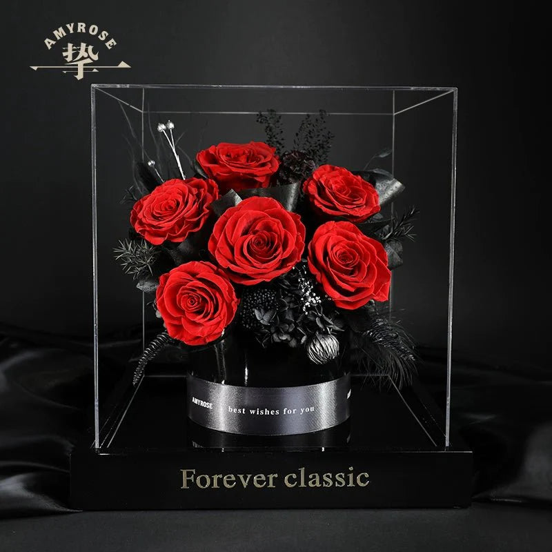 Everlasting Blossom Bouquet - Exquisite Preserved Flowers for Home and Events - Astricos