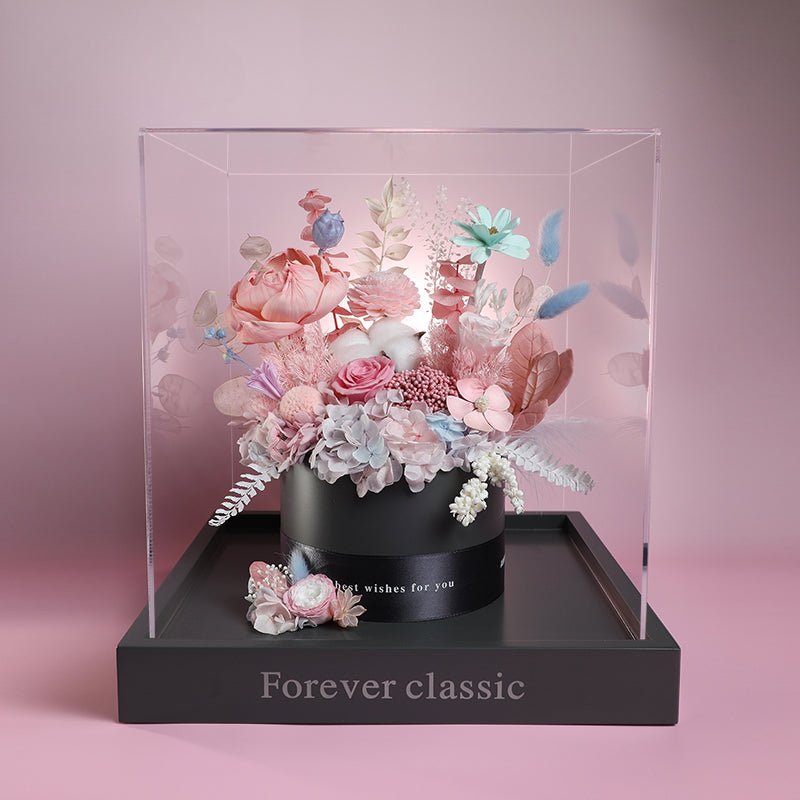 Everlasting Blossom Bouquet - Exquisite Preserved Flowers for Home and Events - Astricos