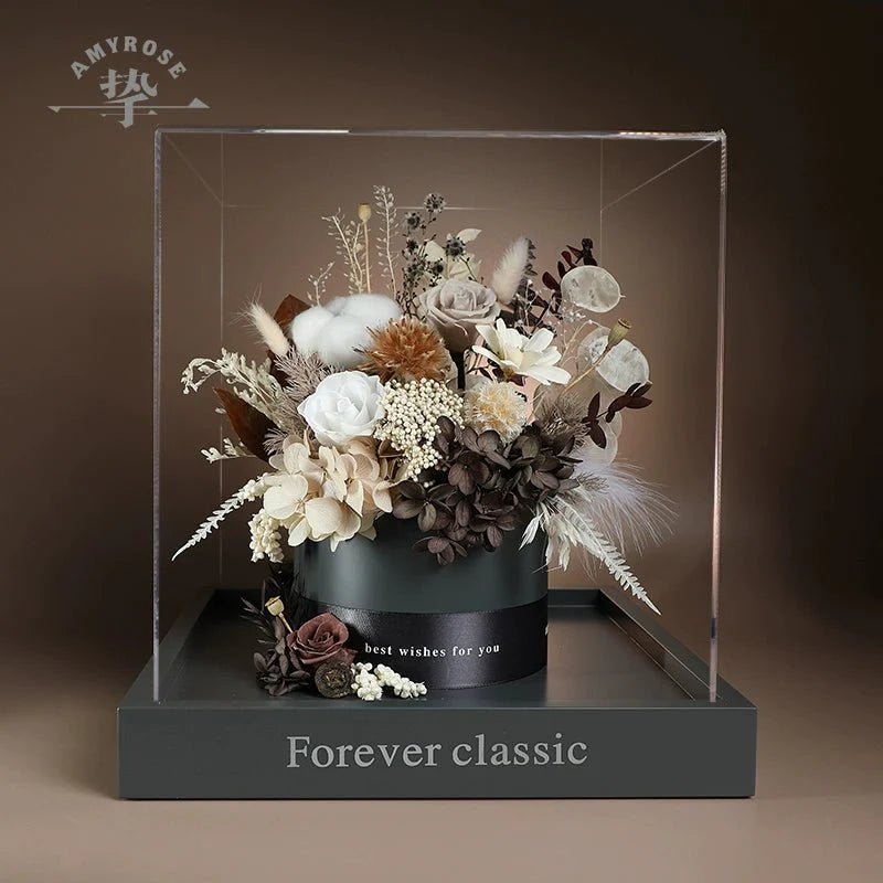 Everlasting Blossom Bouquet - Exquisite Preserved Flowers for Home and Events - Astricos