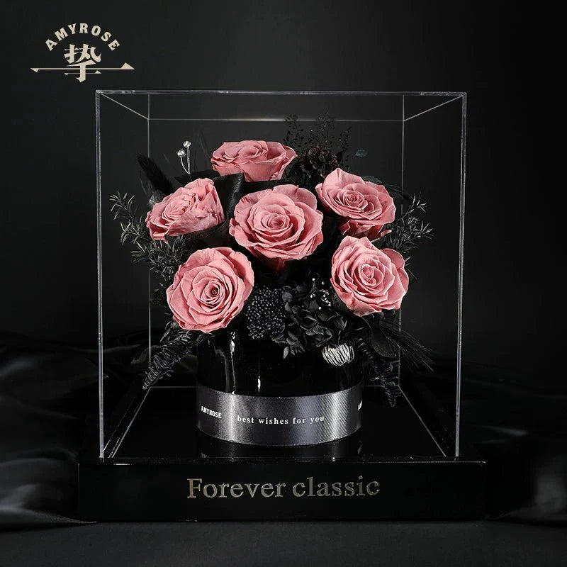 Everlasting Blossom Bouquet - Exquisite Preserved Flowers for Home and Events - Astricos