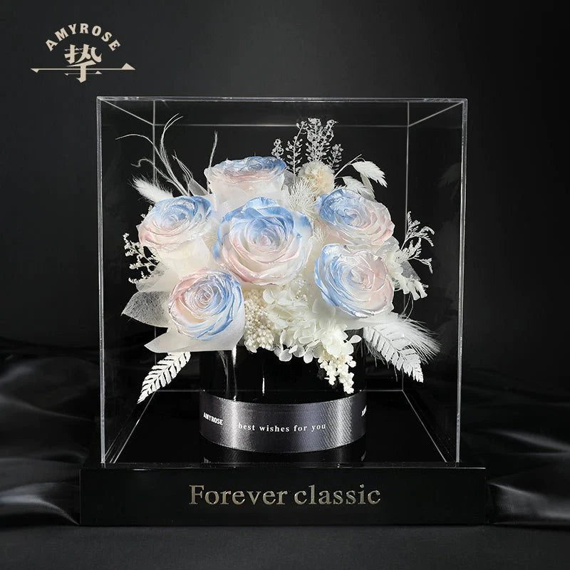 Everlasting Blossom Bouquet - Exquisite Preserved Flowers for Home and Events - Astricos