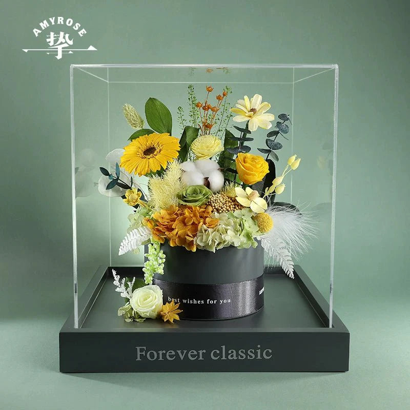 Everlasting Blossom Bouquet - Exquisite Preserved Flowers for Home and Events - Astricos