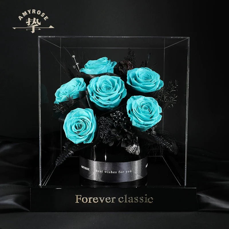 Everlasting Blossom Bouquet - Exquisite Preserved Flowers for Home and Events - Astricos