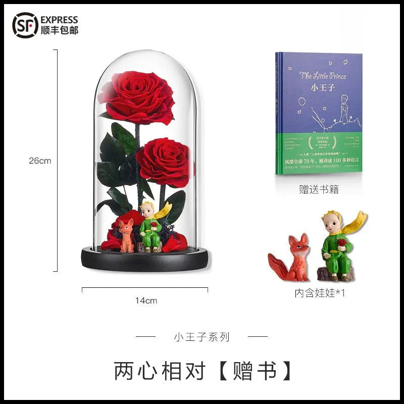 Astricos Eternal Rose Ornament - A Classic Little Prince Series Gift for All Occasions - Astricos