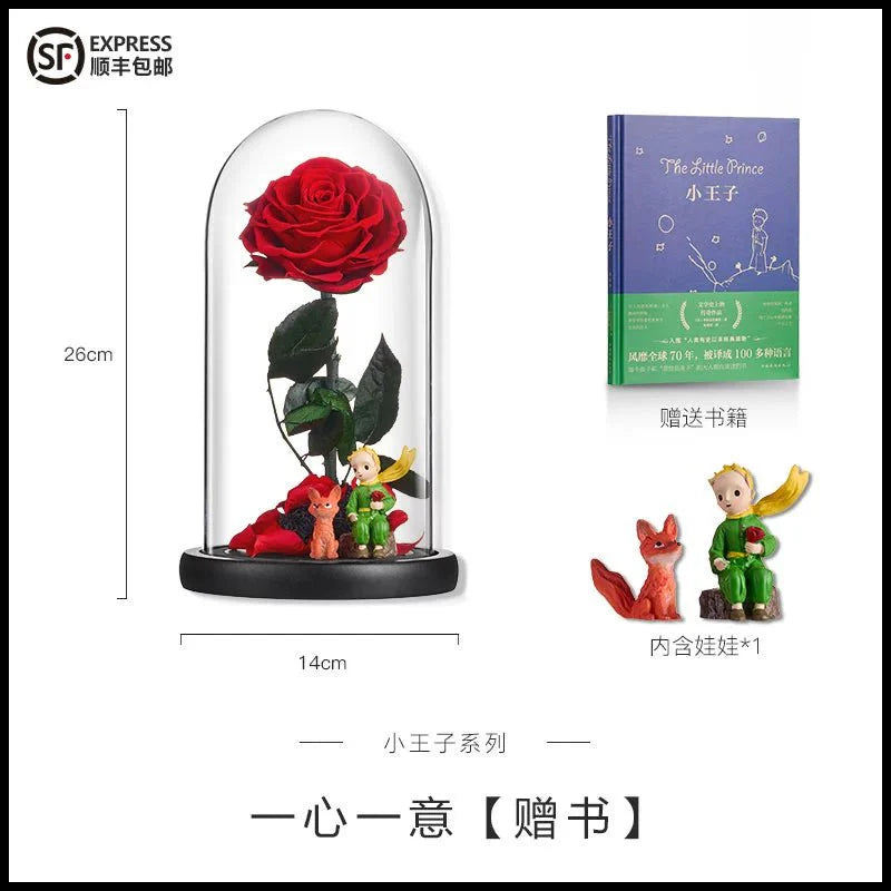 Astricos Eternal Rose Ornament - A Classic Little Prince Series Gift for All Occasions - Astricos