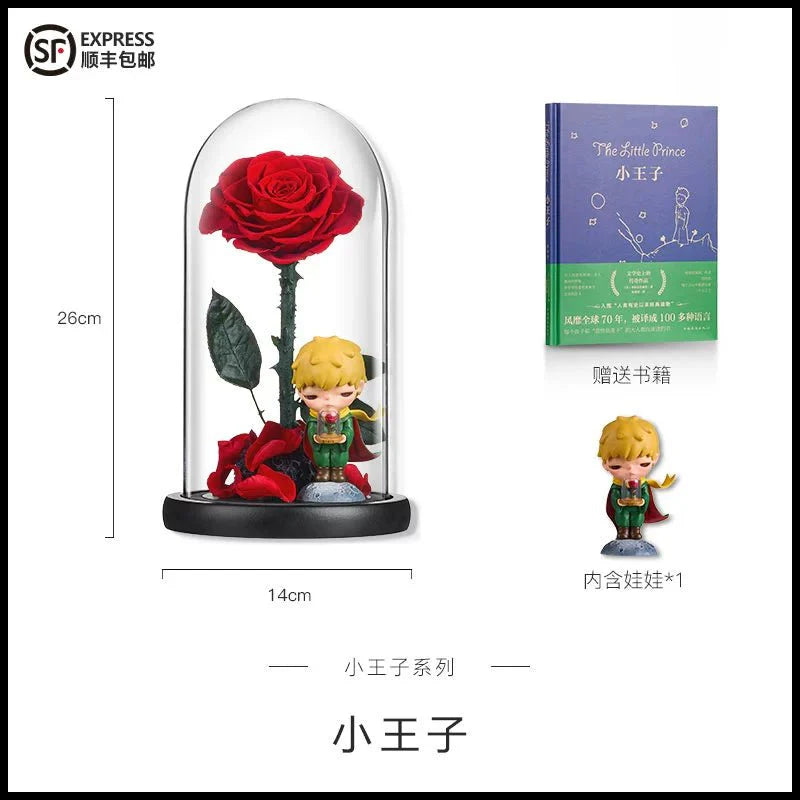 Astricos Eternal Rose Ornament - A Classic Little Prince Series Gift for All Occasions - Astricos