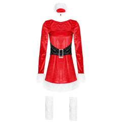 Astricos Elegant Women's Sexy Christmas Dress for Holiday Celebrations - Astricos