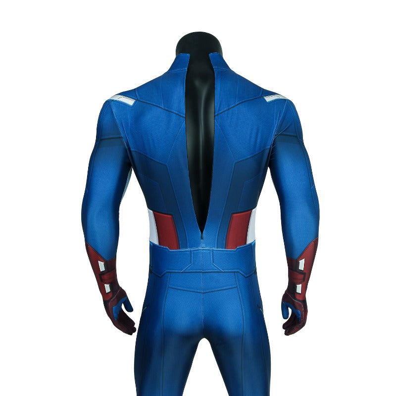 Astricos Captain America Cosplay Jumpsuit - Embody Steve Rogers from The Avengers - Astricos