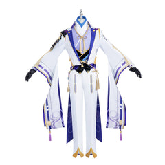 Astricos Kamisato Ayato Cosplay Costume for Men - Authentic Genshin Impact Anime Halloween Outfit - Astricos