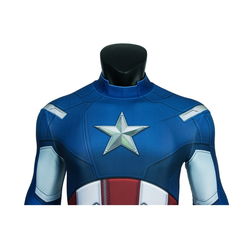 Astricos Captain America Cosplay Jumpsuit - Embody Steve Rogers from The Avengers - Astricos