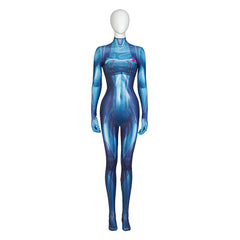 Astricos Samus Aran Metroid Cosplay Costume - Premium Spandex Superhero Bodysuit for Halloween - Astricos