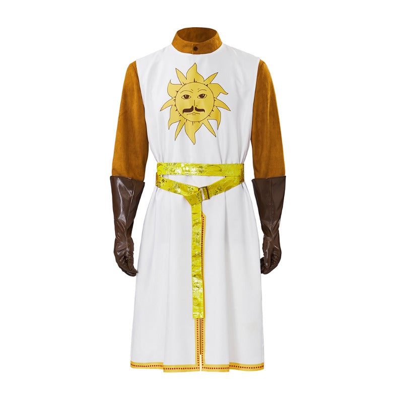 Astricos King Arthur Costume for Men - Monty Python Inspired Medieval Knight Halloween Attire - Astricos